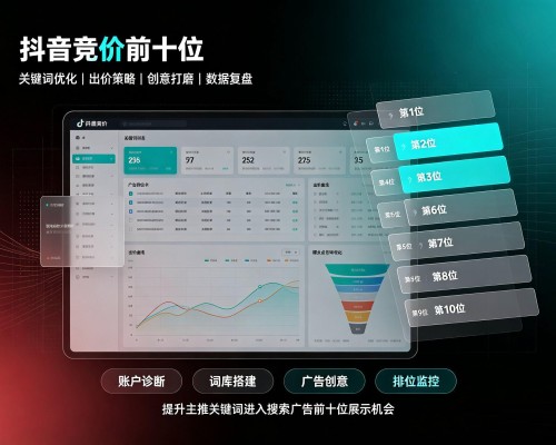 紫金抖音搜索竞价